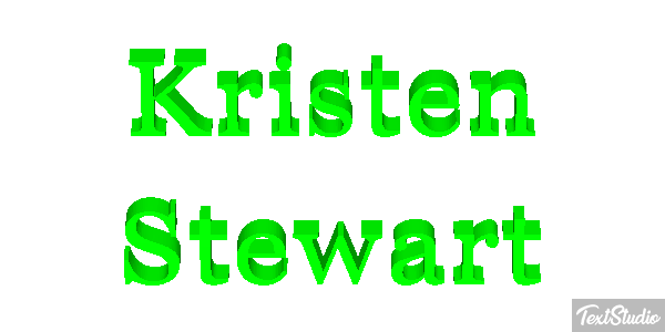 Kristen Stewart Efecto de texto