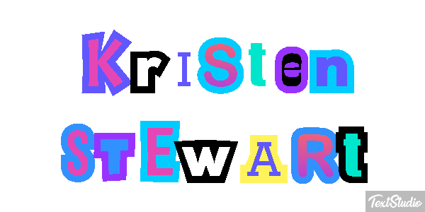 Kristen Stewart Efecto de texto