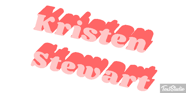 Kristen Stewart Efecto de texto