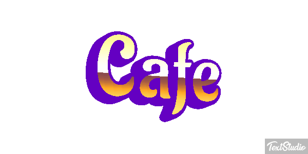 Café テキスト効果