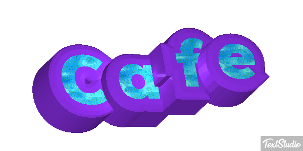 Café テキスト効果
