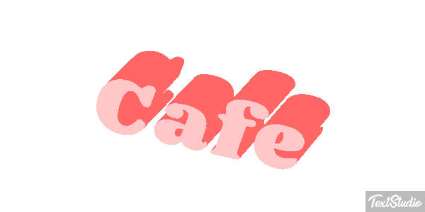 Café テキスト効果