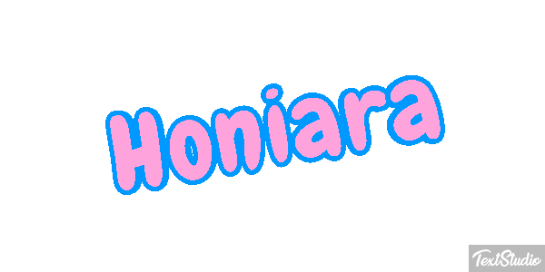 Honiara テキスト効果