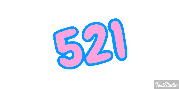 521 Tekst effect