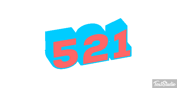 521 Tekst effect