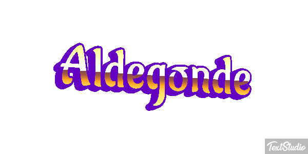 Aldegonde Effet de texte