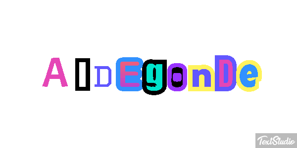Aldegonde Effet de texte
