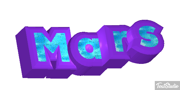 Mars Текстовый эффект