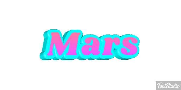 Mars Текстовый эффект