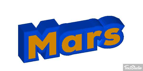 Mars Текстовый эффект