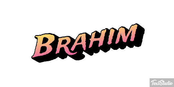 Brahim Text effect