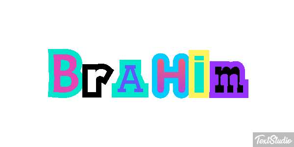 Brahim Text effect