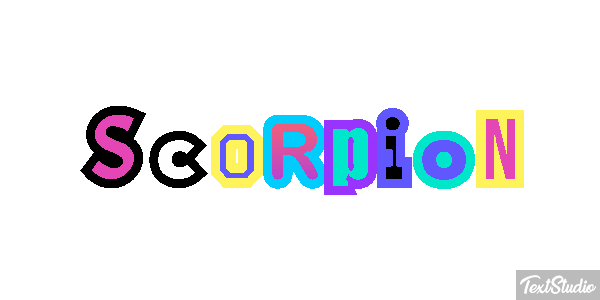 Scorpion Text effect