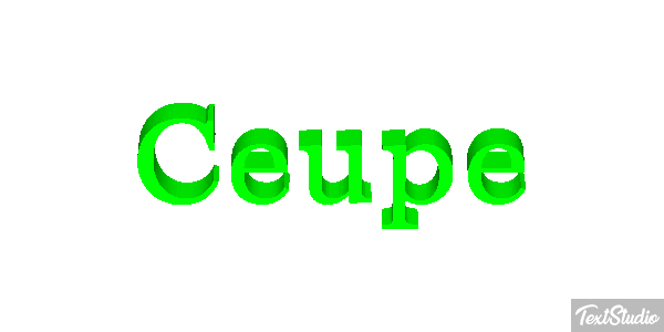Ceupe Texteffekt
