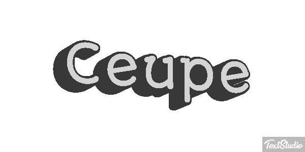 Ceupe Texteffekt