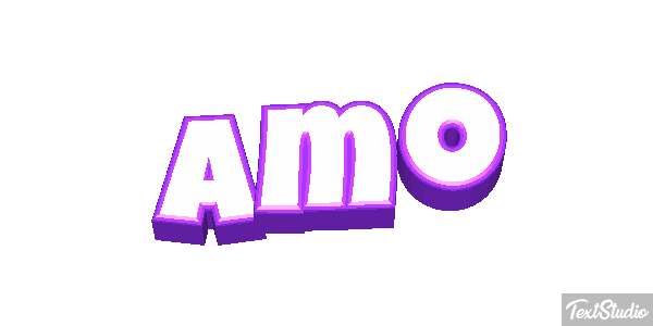 Amo Efeito do texto