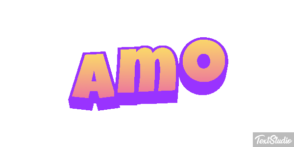 Amo Efeito do texto