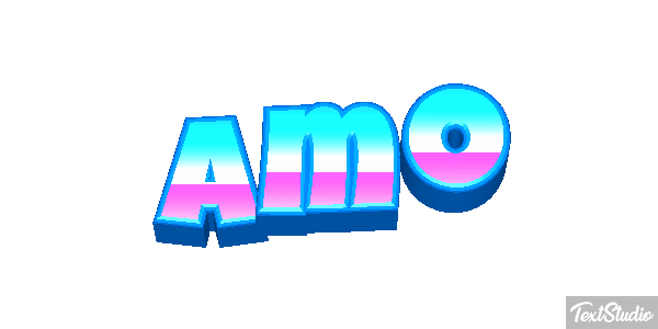 Amo Efeito do texto
