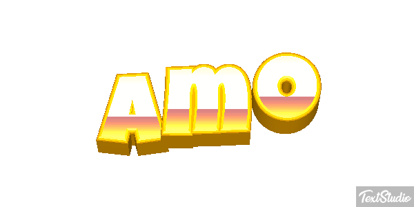 Amo Efeito do texto