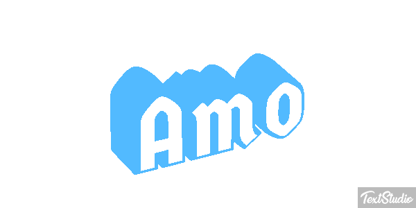 Amo Efeito do texto