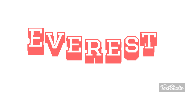 Everest Efekt tekstowy