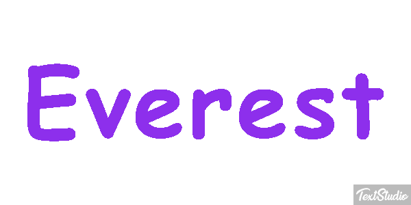 Everest Efekt tekstowy