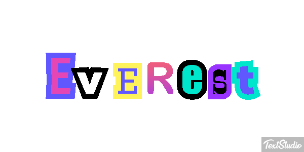 Everest Efekt tekstowy