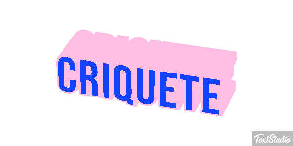 Críquete Efeito do texto