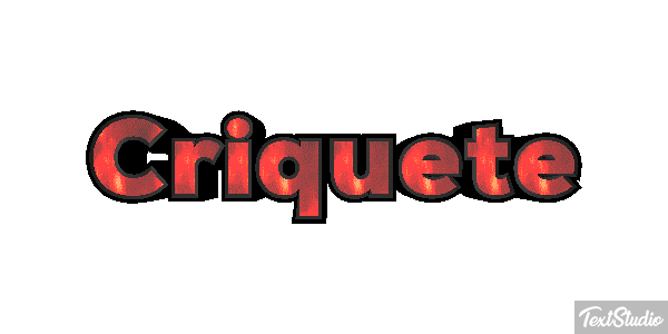 Críquete Efeito do texto