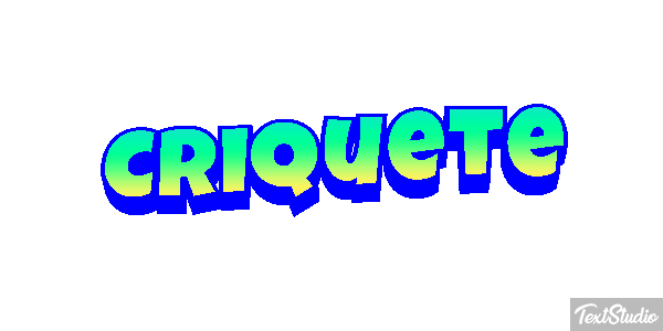 Críquete Efeito do texto