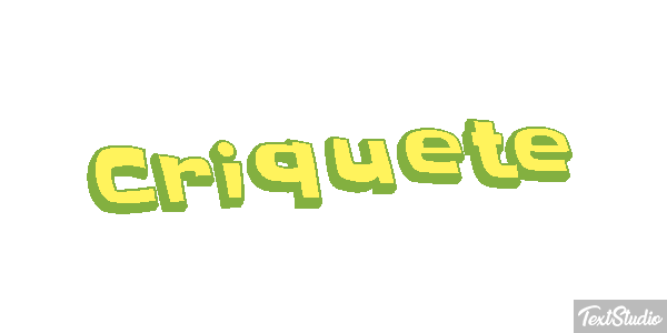 Críquete Efeito do texto