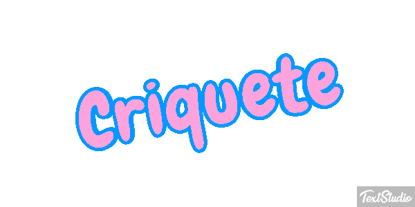 Críquete Efeito do texto