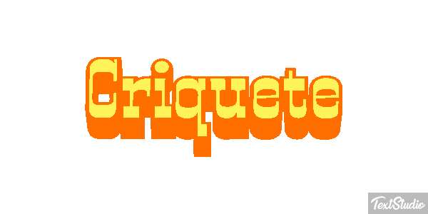 Críquete Efeito do texto