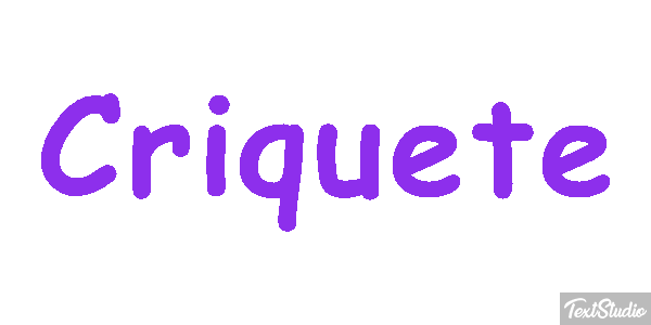Críquete Efeito do texto