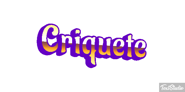 Críquete Efeito do texto