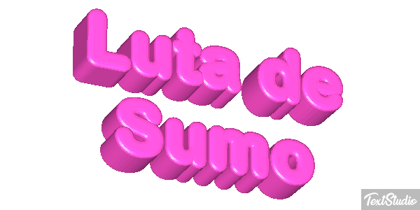 Luta de Sumo Efeito do texto