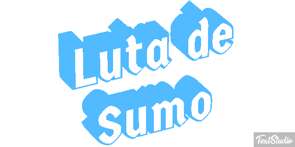 Luta de Sumo Efeito do texto