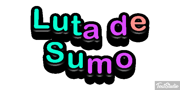 Luta de Sumo Efeito do texto