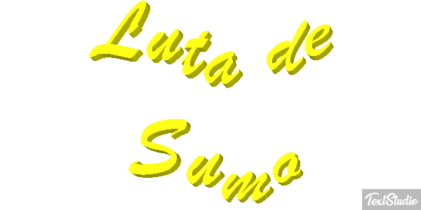Luta de Sumo Efeito do texto
