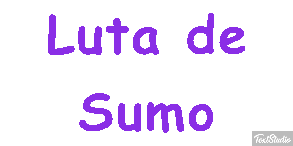 Luta de Sumo Efeito do texto