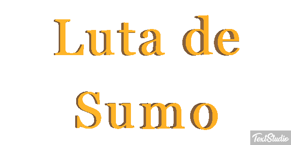 Luta de Sumo Efeito do texto