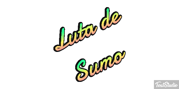 Luta de Sumo Efeito do texto