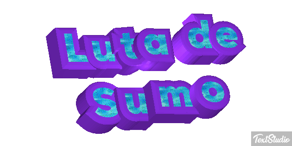 Luta de Sumo Efeito do texto