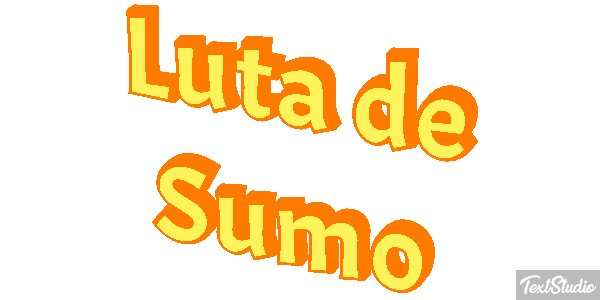Luta de Sumo Efeito do texto