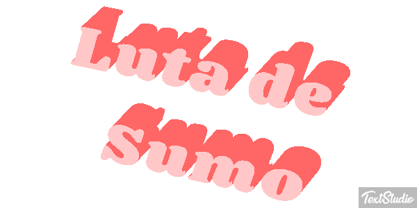 Luta de Sumo Efeito do texto