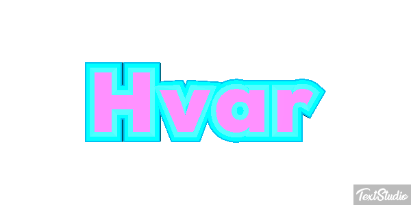 Hvar Text effect