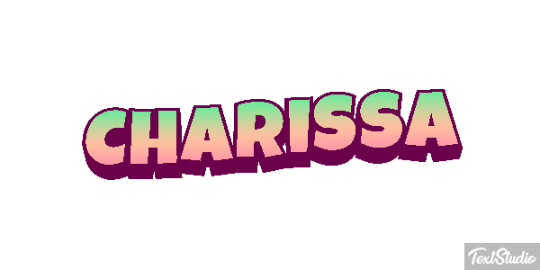 Charissa Text effect