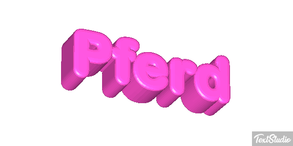 Pferd Текстовый эффект