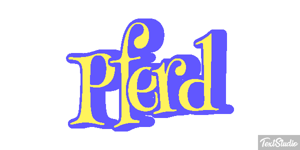 Pferd Текстовый эффект
