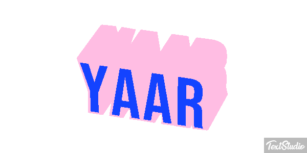 Yaar Text effect